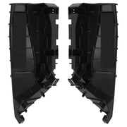 DURAFORCE Black Front Bumper Stiffener Bracket Left &Right For Infiniti Q50 2014-2022 2018
