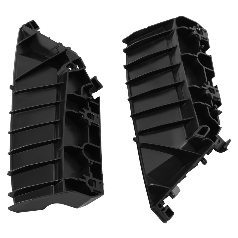 DURAFORCE Black Front Bumper Stiffener Bracket Left &Right For Infiniti Q50 2014-2022 2018