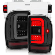 DURAFORCE For Ford Ranger 2001-2011 Black Housing Smoke Lens Tail Lights LED C Light Bar