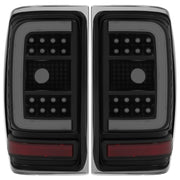 DURAFORCE For Ford Ranger 2001-2011 Black Housing Smoke Lens Tail Lights LED C Light Bar