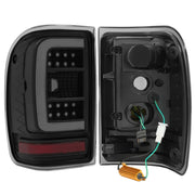 DURAFORCE For Ford Ranger 2001-2011 Black Housing Smoke Lens Tail Lights LED C Light Bar