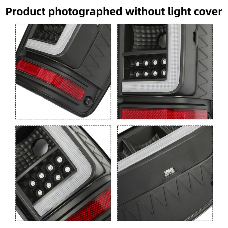 DURAFORCE For Ford Ranger 2001-2011 Black Housing Smoke Lens Tail Lights LED C Light Bar