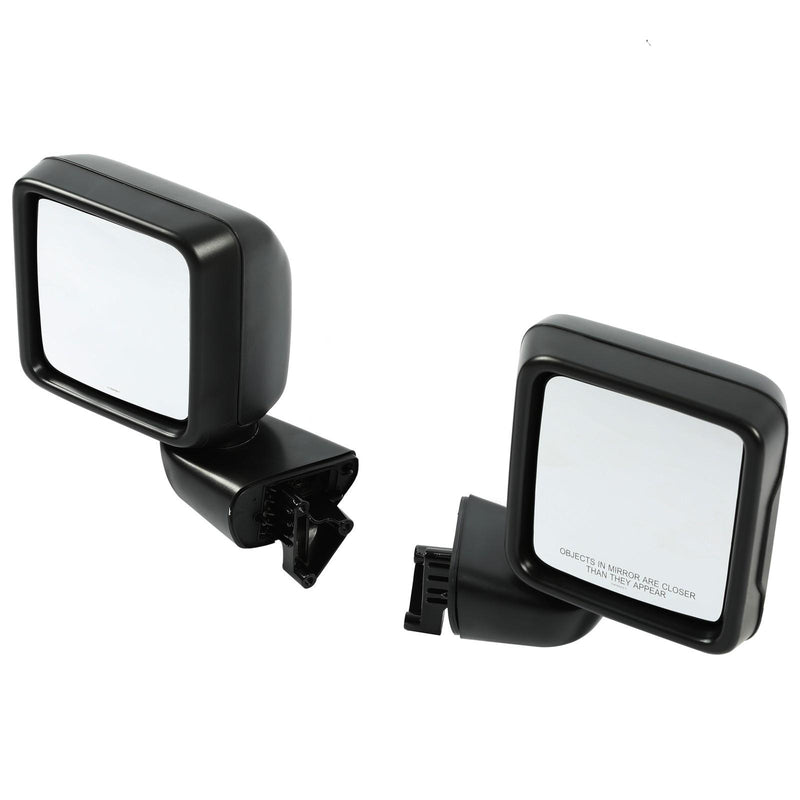 DURAFORCE Pair Exterior Manual Mirrors For Jeep Wrangler JL Gladiator 2018-2023 82215138