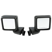 DURAFORCE Pair Exterior Manual Mirrors For Jeep Wrangler JL Gladiator 2018-2023 82215138
