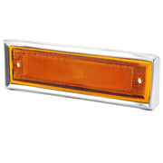 DURAFORCE Fit For 81-91 GMC Chevy Pickup Truck Pair Front Side Marker Lights Amber Lens
