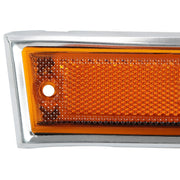 DURAFORCE Fit For 81-91 GMC Chevy Pickup Truck Pair Front Side Marker Lights Amber Lens