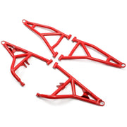 DURAFORCE Red High Clearance Steel Front A Arms for 2014+ Polaris RZR XP Turbo / 4 1000