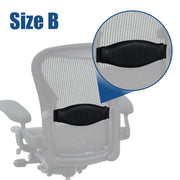 DURAFORCE Lumbar Back Support Pad Size B Black For Herman Miller Aeron Chair