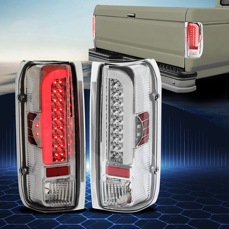 DURAFORCE For 1990-1997 Ford F150 F250 F350 Bronco LH & RH Tail Lights Brake Lamps LED