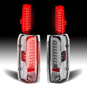 DURAFORCE For 1990-1997 Ford F150 F250 F350 Bronco LH & RH Tail Lights Brake Lamps LED
