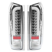 DURAFORCE For 1990-1997 Ford F150 F250 F350 Bronco LH & RH Tail Lights Brake Lamps LED