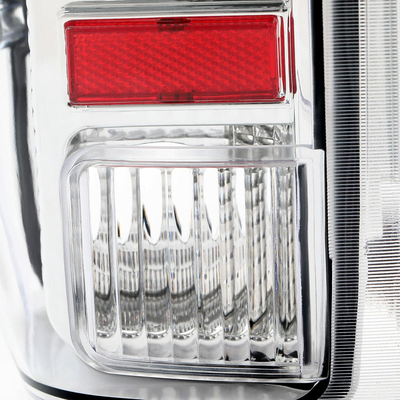 DURAFORCE For 1990-1997 Ford F150 F250 F350 Bronco LH & RH Tail Lights Brake Lamps LED