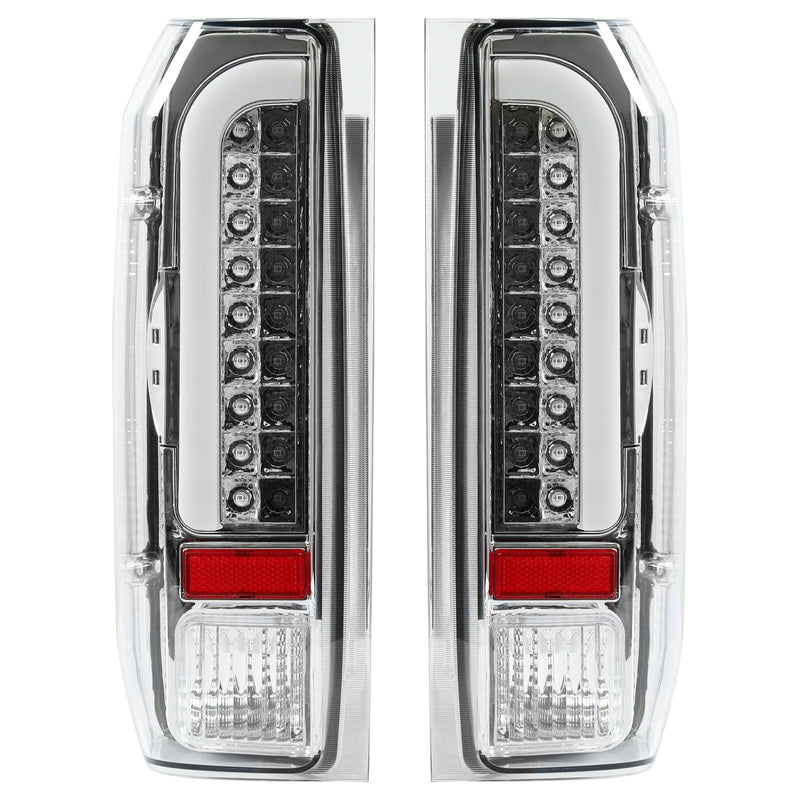 DURAFORCE For 1990-1997 Ford F150 F250 F350 Bronco LH & RH Tail Lights Brake Lamps LED