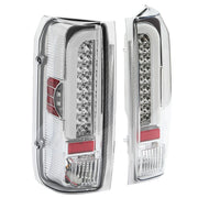DURAFORCE For 1990-1997 Ford F150 F250 F350 Bronco LH & RH Tail Lights Brake Lamps LED