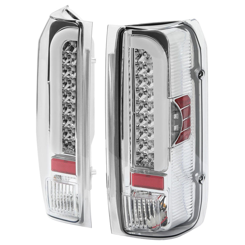 DURAFORCE For 1990-1997 Ford F150 F250 F350 Bronco LH & RH Tail Lights Brake Lamps LED
