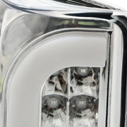 DURAFORCE For 1990-1997 Ford F150 F250 F350 Bronco LH & RH Tail Lights Brake Lamps LED