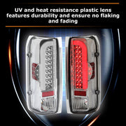 DURAFORCE For 1990-1997 Ford F150 F250 F350 Bronco LH & RH Tail Lights Brake Lamps LED