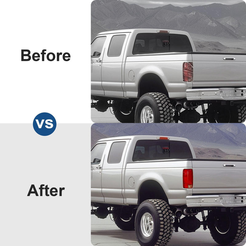 DURAFORCE LED Tail Lights Rear Brake Lamps For 90-97 96 Ford F150 F250 F350 Bronco Pair