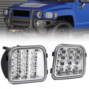 DURAFORCE For Hummer H3/H3T Pickup 06-10 Led Front Corner Light Lamp Clear Signal Parking