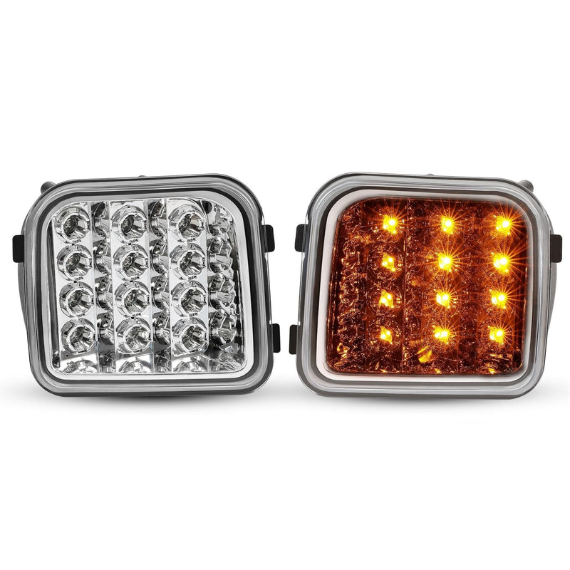 DURAFORCE For Hummer H3/H3T Pickup 06-10 Led Front Corner Light Lamp Clear Signal Parking