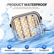 DURAFORCE For Hummer H3/H3T Pickup 06-10 Led Front Corner Light Lamp Clear Signal Parking