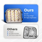 DURAFORCE For Hummer H3/H3T Pickup 06-10 Led Front Corner Light Lamp Clear Signal Parking