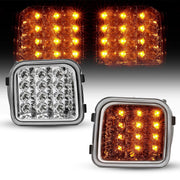 DURAFORCE For Hummer H3/H3T Pickup 06-10 Led Front Corner Light Lamp Clear Signal Parking