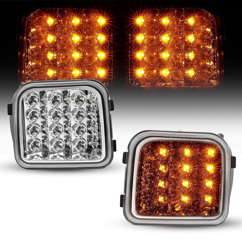DURAFORCE For Hummer H3/H3T Pickup 06-10 Led Front Corner Light Lamp Clear Signal Parking