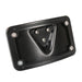 DURAFORCE 3 Hole Curved Laydown License Plate Mount Bracket w/Frame For Harley Dyna XL