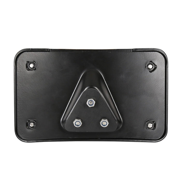 DURAFORCE 3 Hole Curved Laydown License Plate Mount Bracket w/Frame For Harley Dyna XL