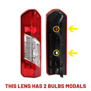 DURAFORCE Driver Side Tail Light Halogen Fit for Ford Transit Cargo 150 250 350 2015-2024