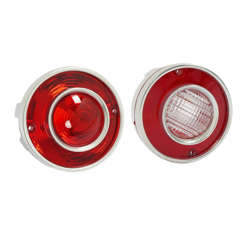 DURAFORCE 4PCS Tail Lights and Backup Lights Lamps Fit For Chevrolet Corvette C3 1975-1979