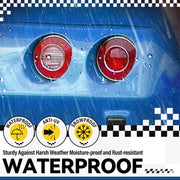 DURAFORCE 4PCS Tail Lights and Backup Lights Lamps Fit For Chevrolet Corvette C3 1975-1979