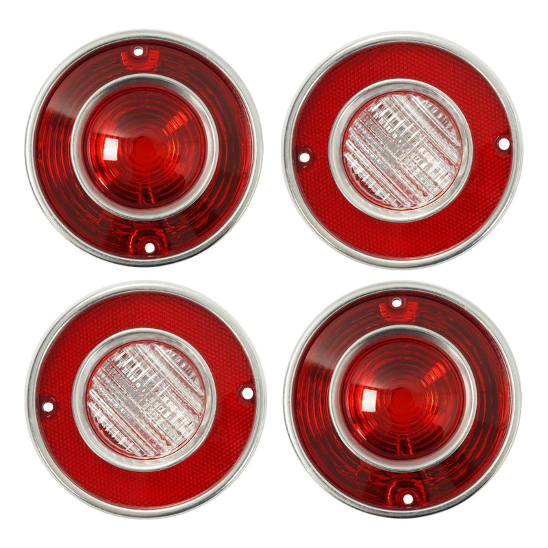 DURAFORCE 4PCS Tail Lights and Backup Lights Lamps Fit For Chevrolet Corvette C3 1975-1979