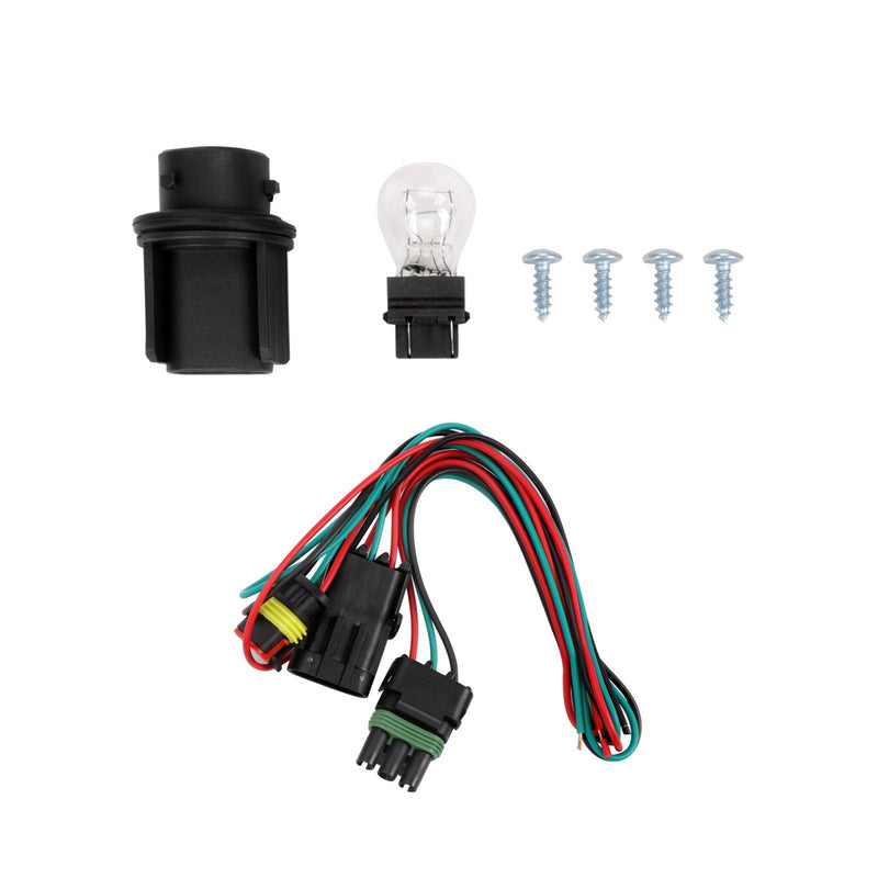 DURAFORCE Driver Side Corner Turn Signal Lamp w/Wiring Kit For Peterbilt 375 385 Trucks