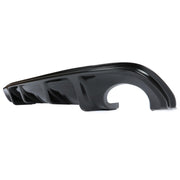 DURAFORCE Fits 2014-17 Infiniti Q50 Gloss Black Rear Diffuser Bumper Lip Spoiler Splitter