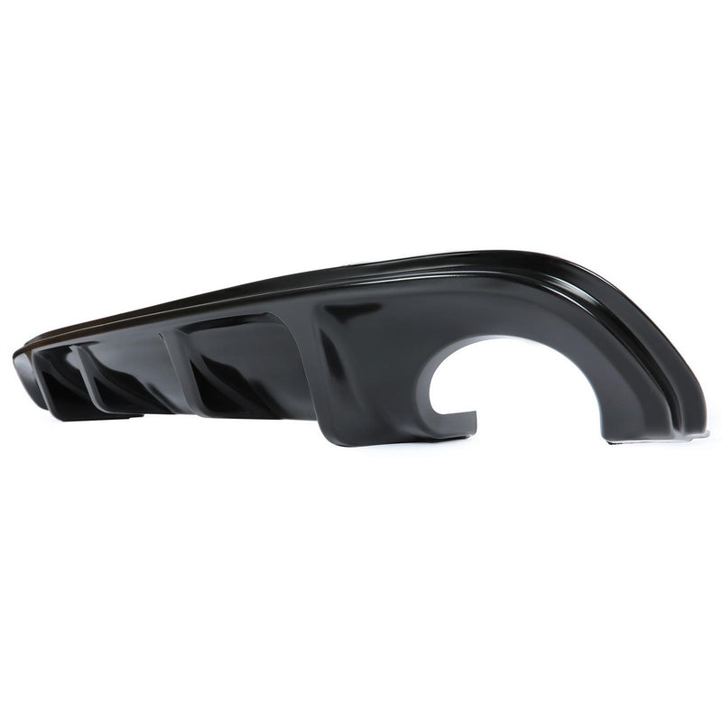 DURAFORCE Fits 2014-17 Infiniti Q50 Gloss Black Rear Diffuser Bumper Lip Spoiler Splitter