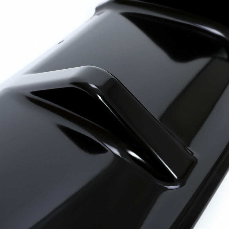 DURAFORCE Fits 2014-17 Infiniti Q50 Gloss Black Rear Diffuser Bumper Lip Spoiler Splitter