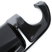 DURAFORCE Fits 2014-17 Infiniti Q50 Gloss Black Rear Diffuser Bumper Lip Spoiler Splitter