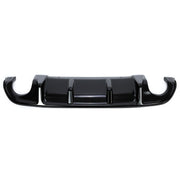 DURAFORCE Fits 2014-17 Infiniti Q50 Gloss Black Rear Diffuser Bumper Lip Spoiler Splitter