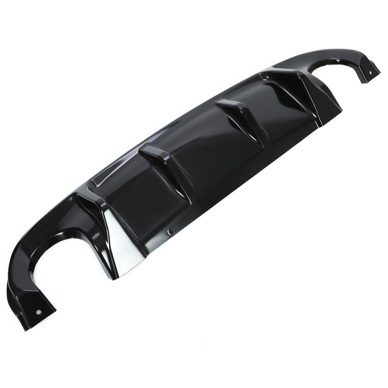 DURAFORCE Fits 2014-17 Infiniti Q50 Gloss Black Rear Diffuser Bumper Lip Spoiler Splitter