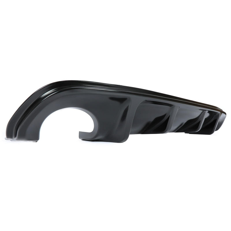 DURAFORCE Fits 2014-17 Infiniti Q50 Gloss Black Rear Diffuser Bumper Lip Spoiler Splitter
