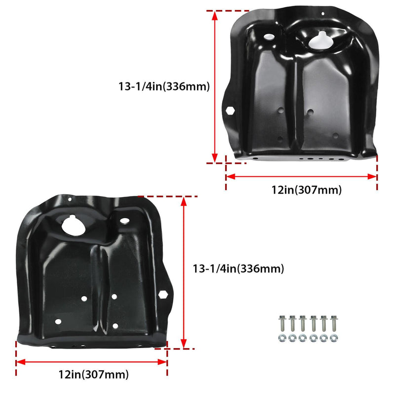 DURAFORCE For Ford F-150 Bronco 80-96 Front Coil Spring Tower Shock and Strut Mount RH&LH
