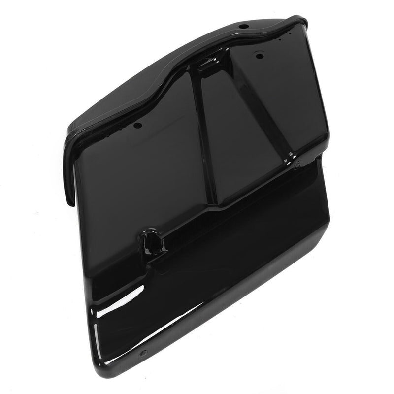 DURAFORCE Vivid Black Stretched Extended Hard Saddlebags For 14-24 Harley Road King Glide