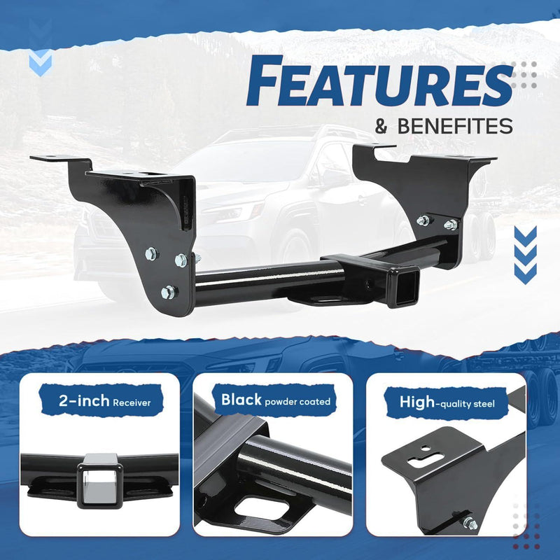 DURAFORCE For Subaru Outback Wagon 2020-2024 Class 3 Trailer Hitch 2'' Receiver Steel