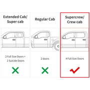 DURAFORCE Underseat Storage For Ford 17-25 F150 F250 F350 F450 4-Door Crew Cab Pickup