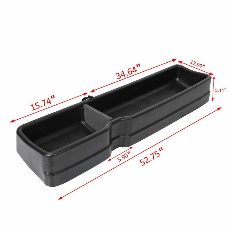 DURAFORCE Underseat Storage For Ford 17-25 F150 F250 F350 F450 4-Door Crew Cab Pickup