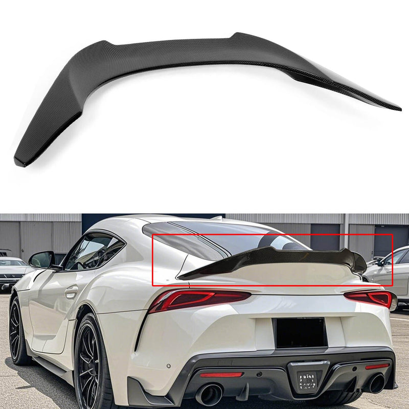 DURAFORCE For Toyota Supra GR A90 A91 2020-2023 2024 Carbon Style JDM Trunk Spoiler Wing