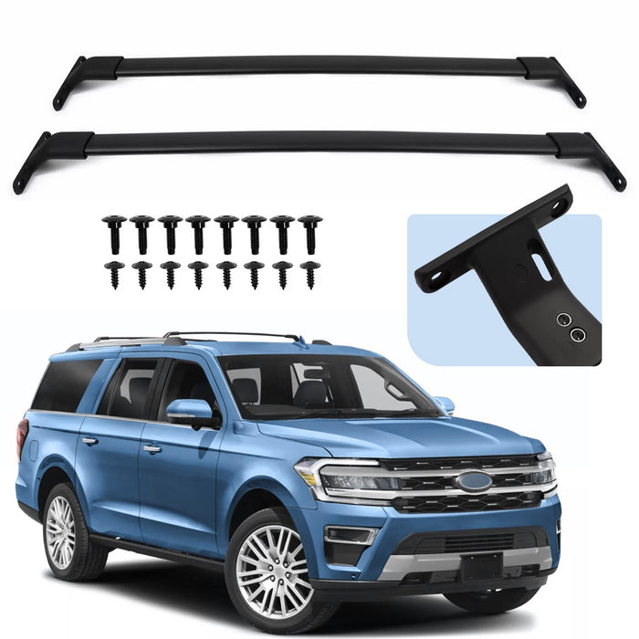 DURAFORCE 225LBS For Lincoln Navigator Ford Expedition 18-24 Roof Rack Cross Bars Carrier