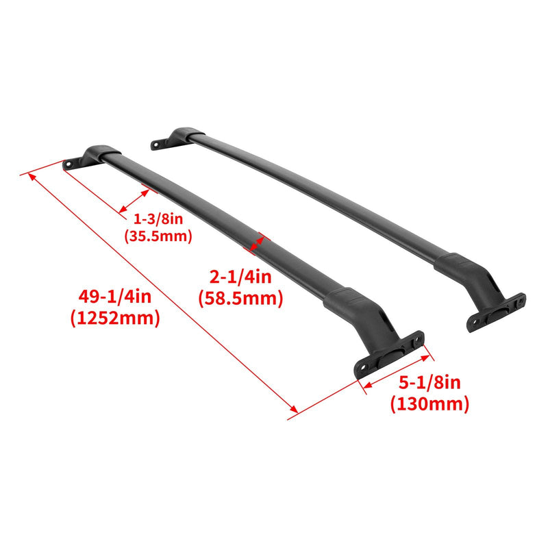 DURAFORCE 225LBS For Lincoln Navigator Ford Expedition 18-24 Roof Rack Cross Bars Carrier